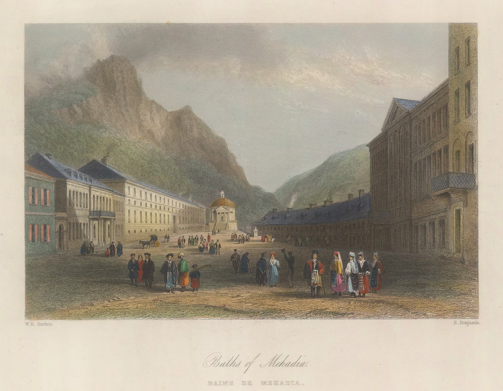 William Bartlett, Romania - Mehadia, 1840 c.