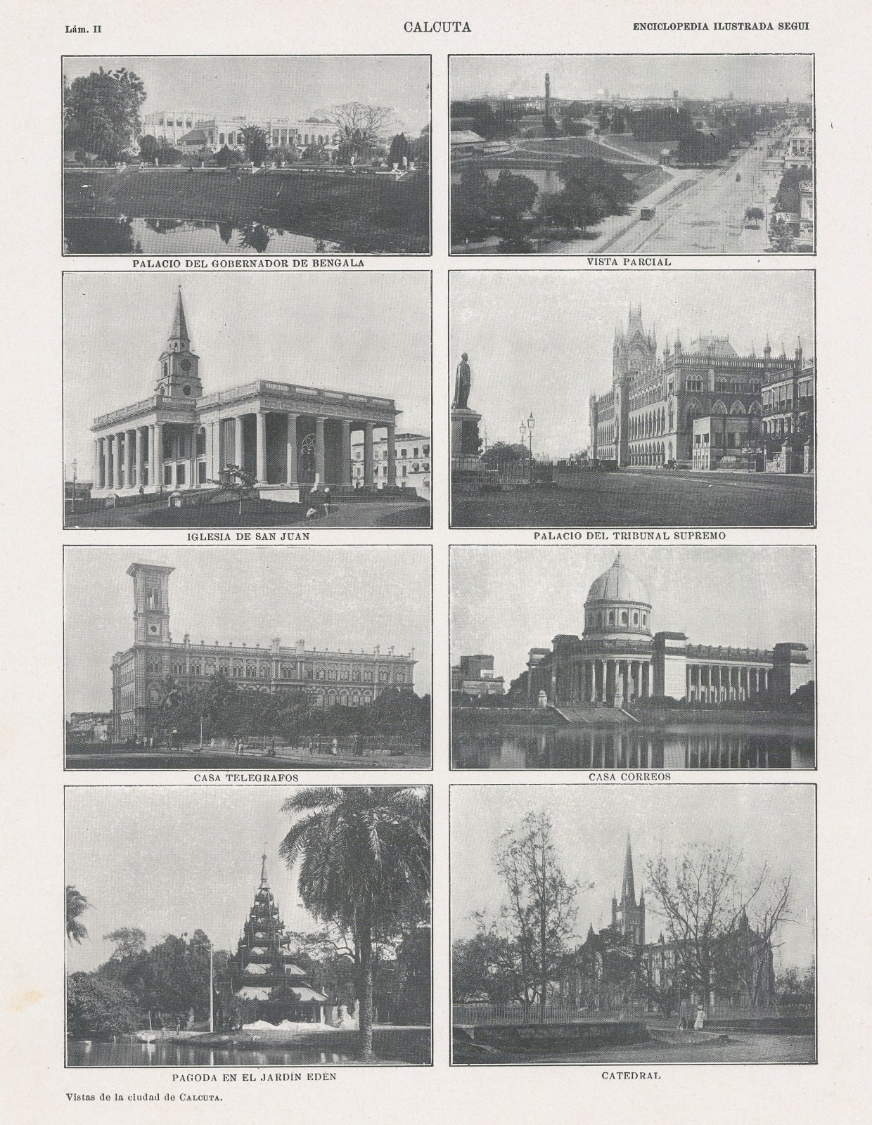 Enciclopedia Segui, Kolkata (Calcutta), 1910 (c.)