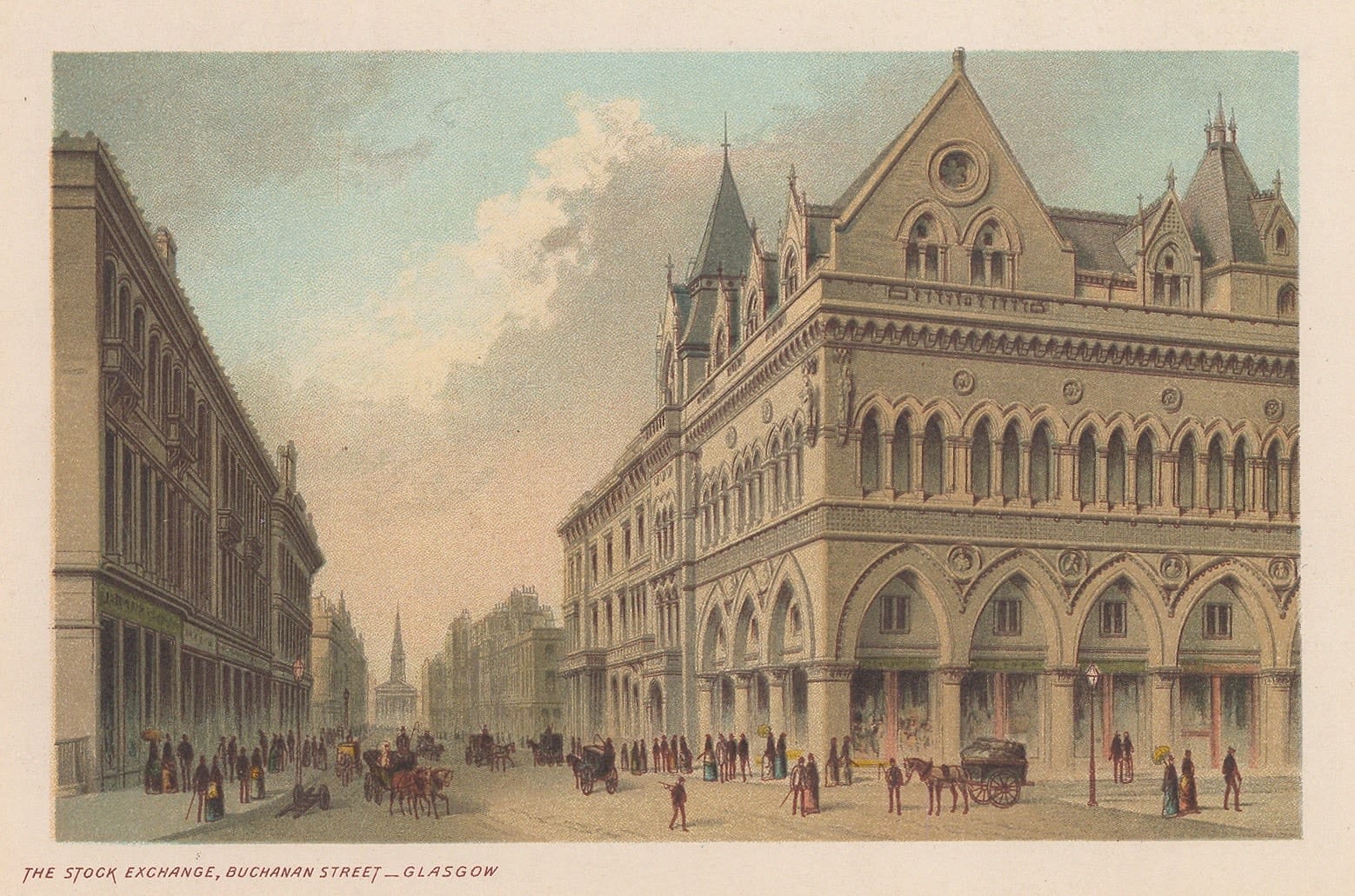 Thomas Nelson, Scotland - Glasgow, Stock Exchange, 1890