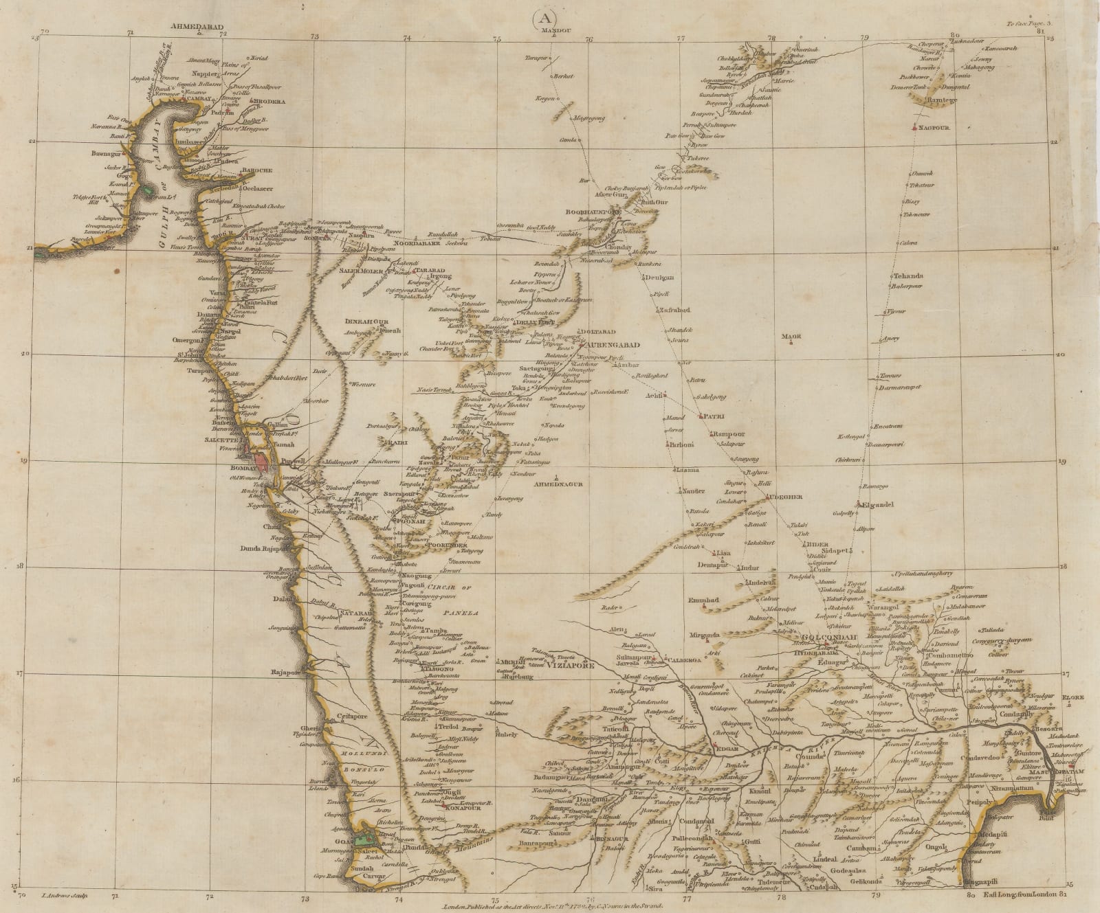 Robert Orme, Central India, 1782