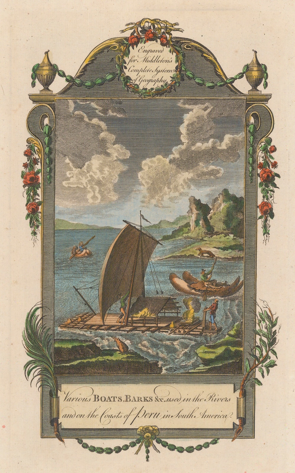 Charles Middleton, Peru - Boats and Rafts, 1778