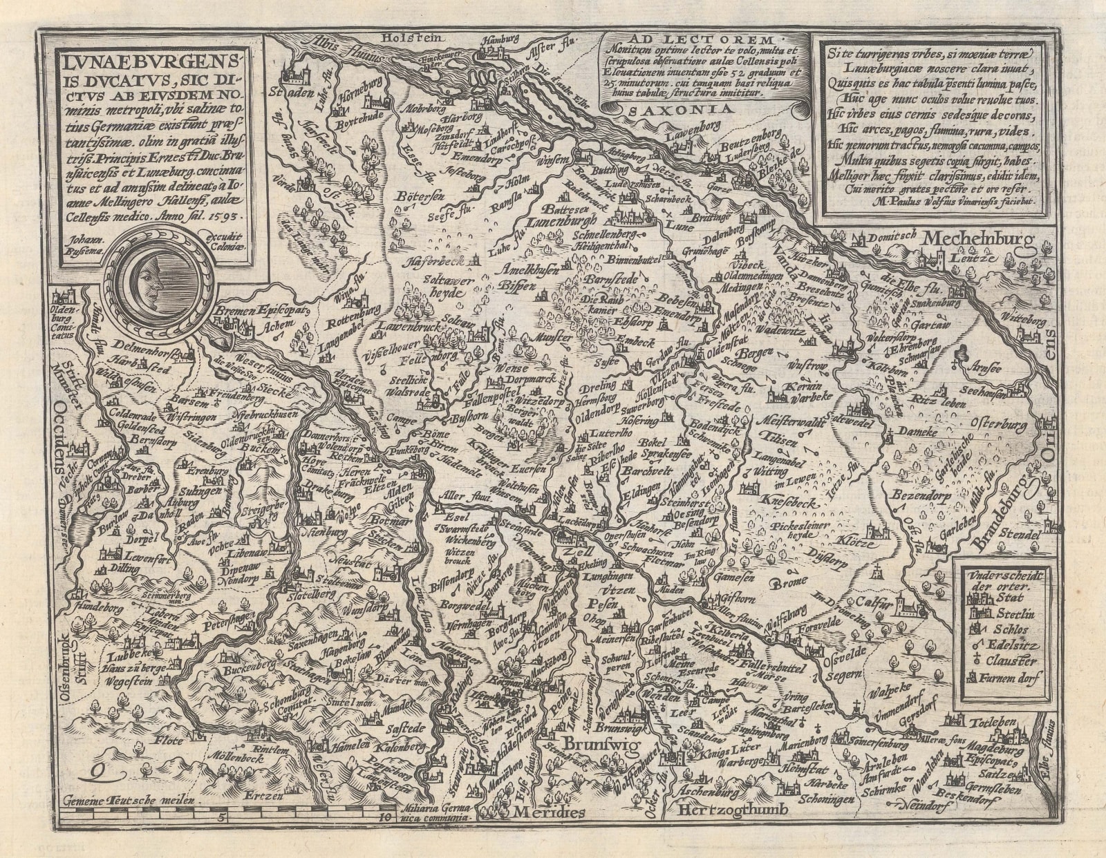 Matthias Quad, Duchy of Luneburg, 1609
