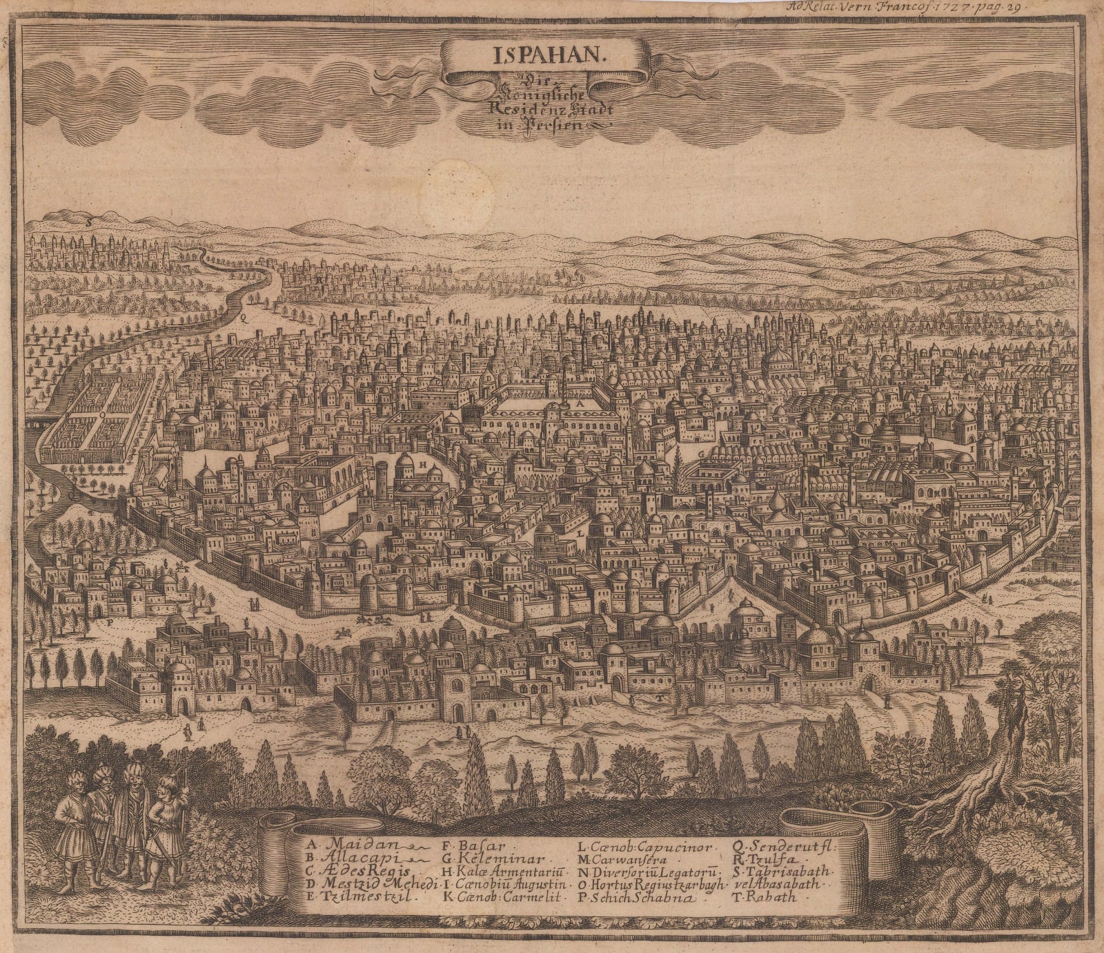 Sigismund Latomus, Iran - Isfahan, 1723 c.