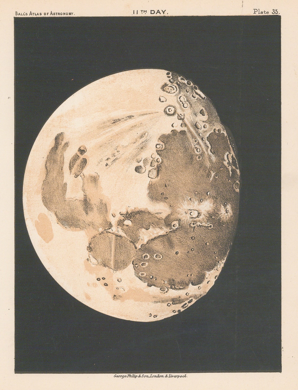 Sir Robert Stawell Ball, 11th Day [Moon Phase], 1893