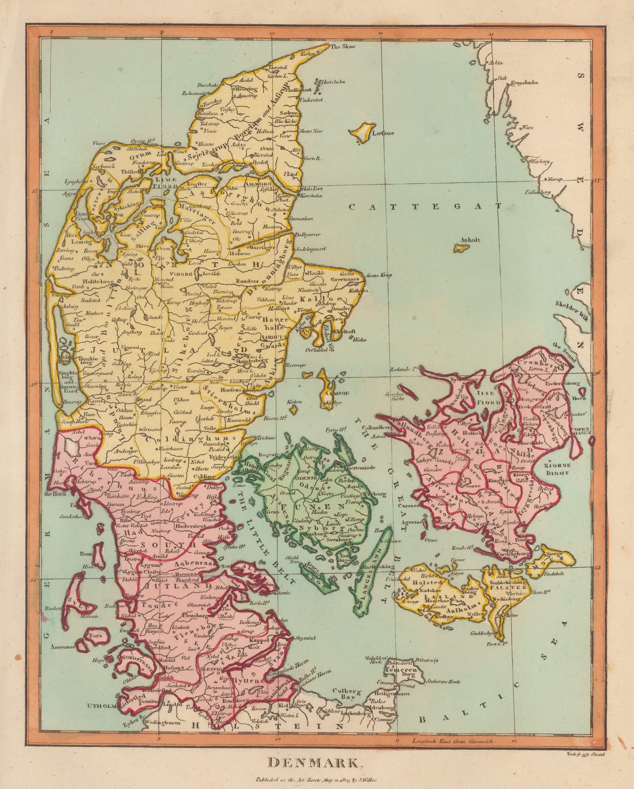 John Wilkes, Denmark, 1803