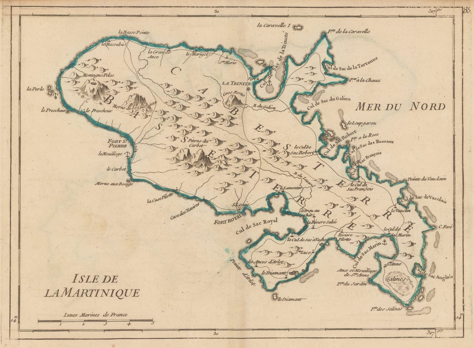 Georges-Louis Le Rouge, Martinique, 1746