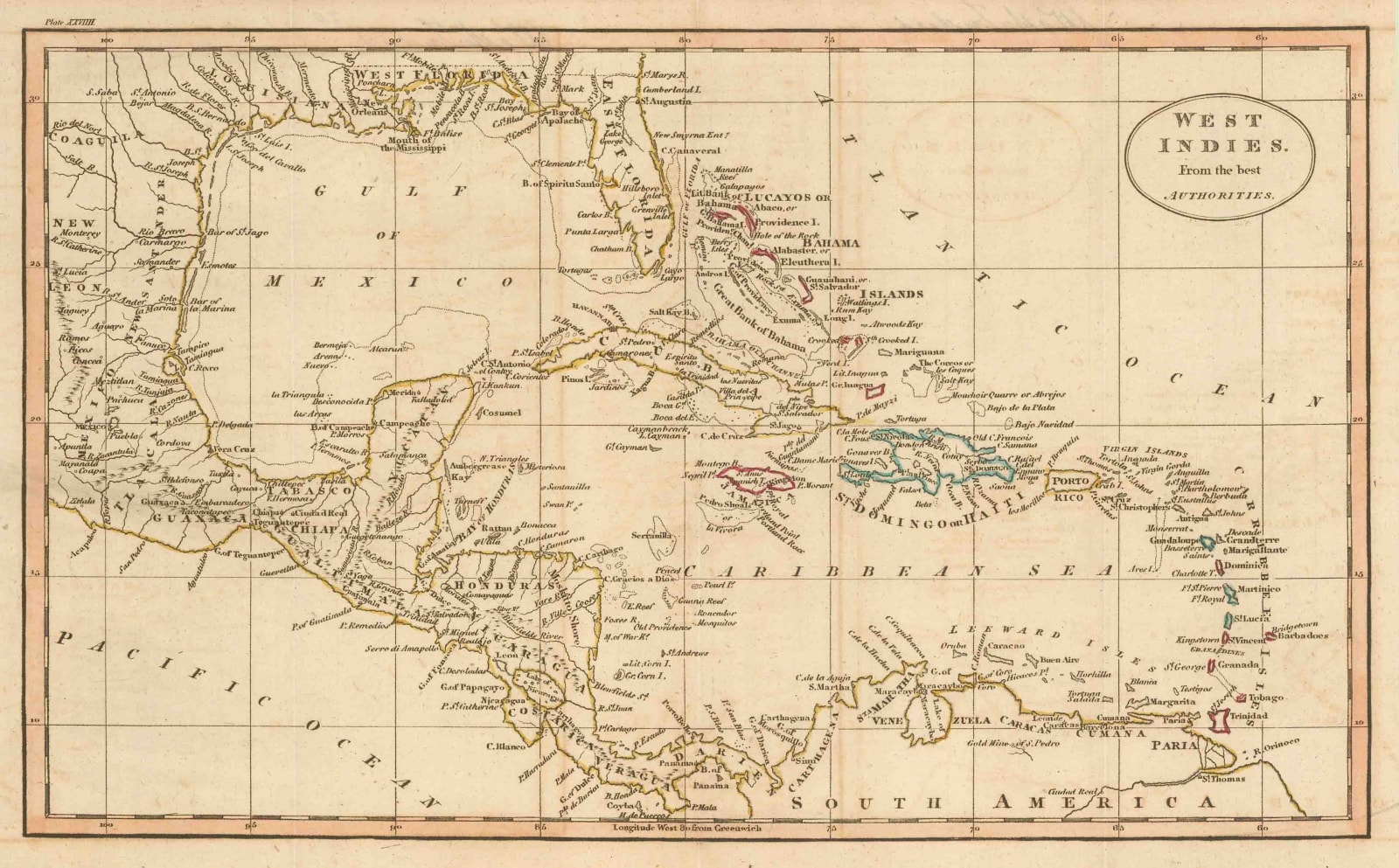 John Russell, West Indies, 1805 c.