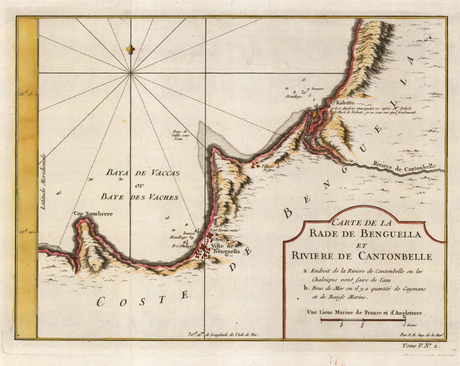 Jacques-Nicolas Bellin, Benguela, Angola, 1748