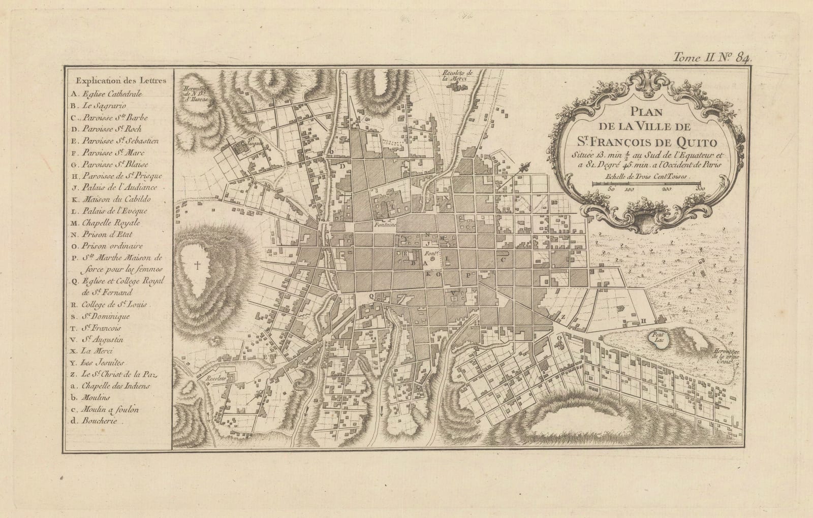 Jacques-Nicolas Bellin, Quito, 1764