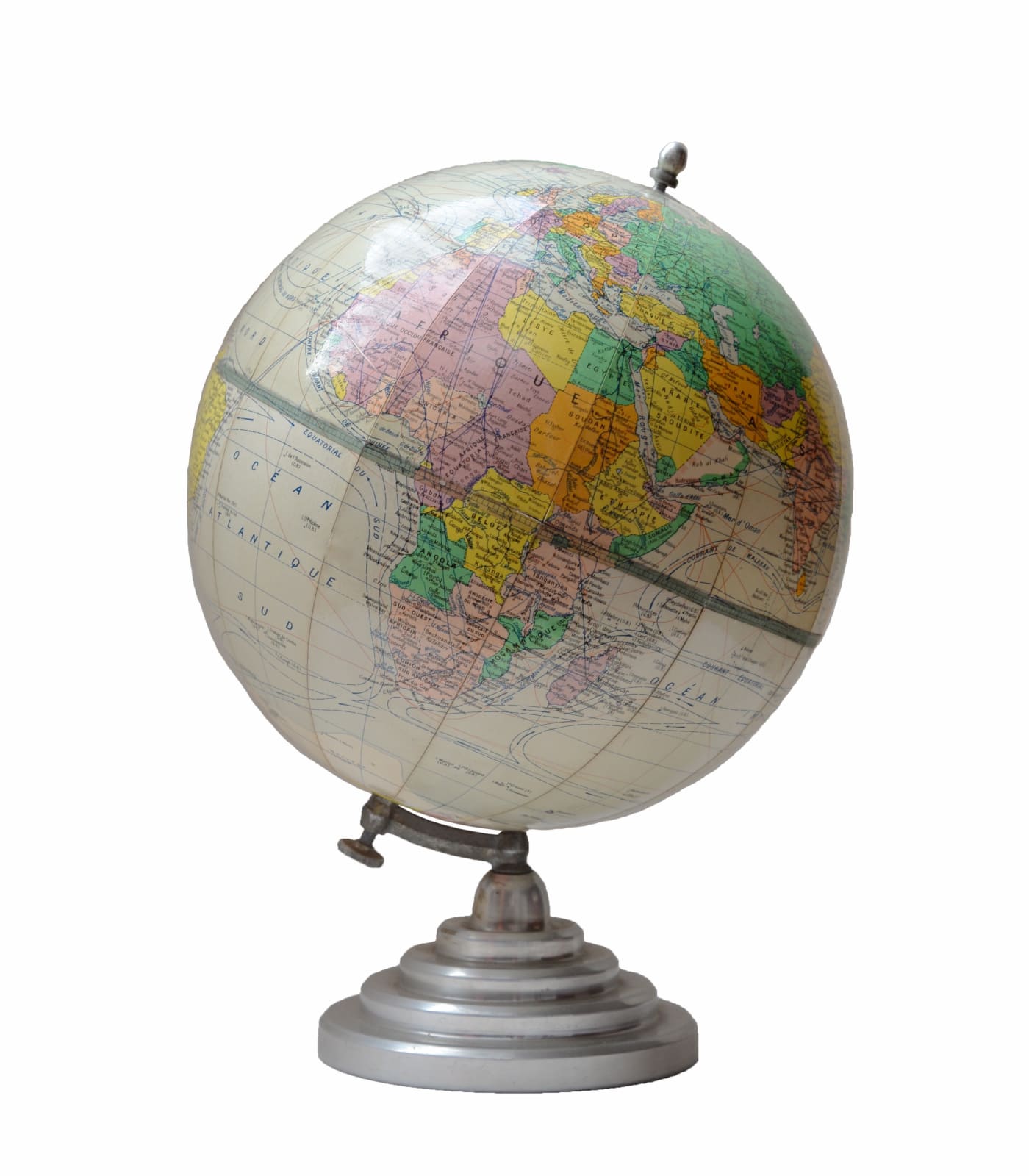 Girard, Barrère et Thomas, Globe Terrestre, 1951 c.