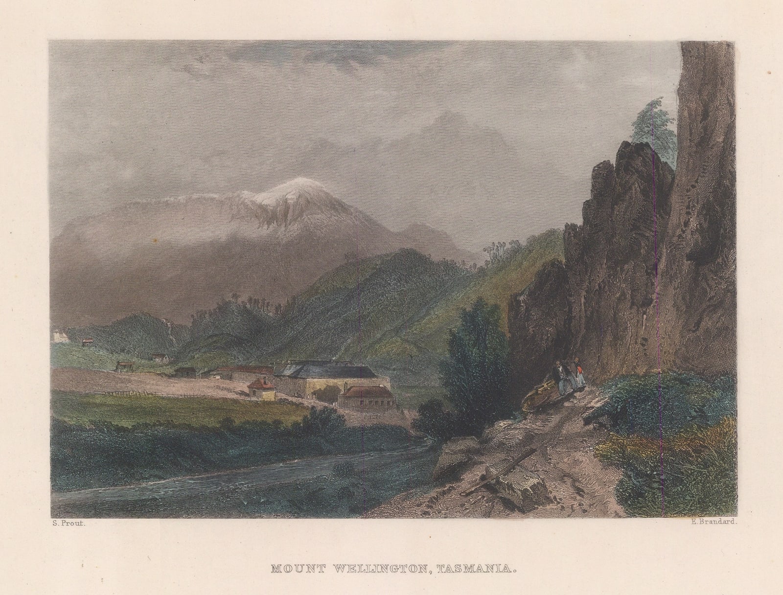Edwin Booth, Australia - Tasmania, Mount Wellington, 1873