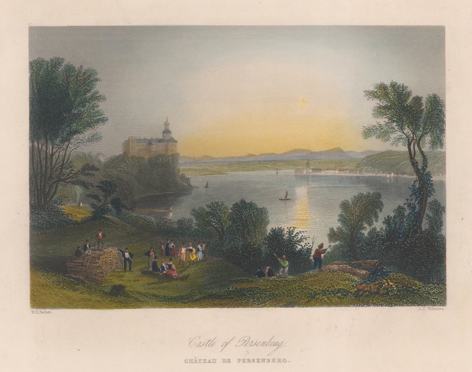 William Beattie, Austria - Presenbeug Castle, 1844