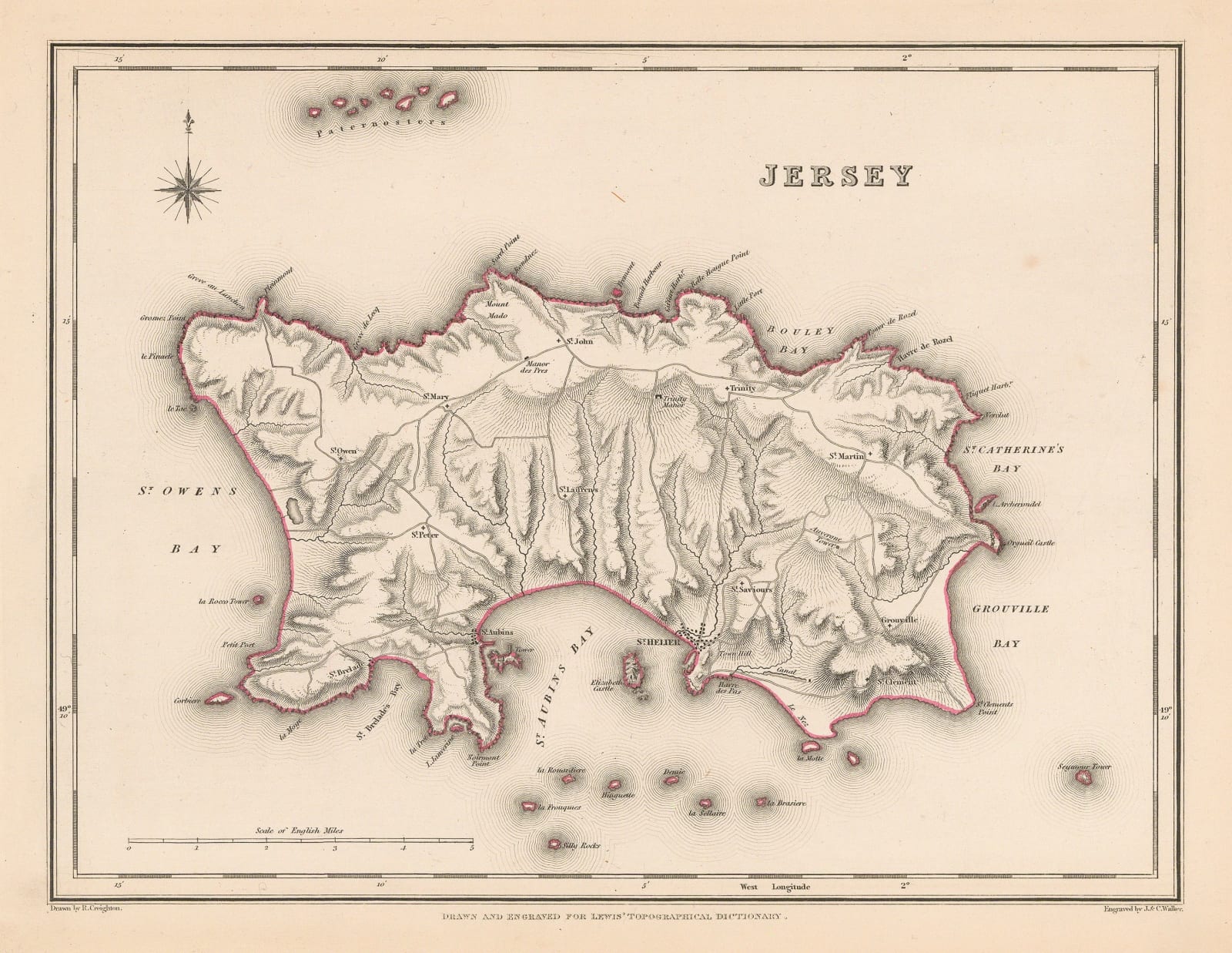 Samuel Lewis, Jersey, 1848