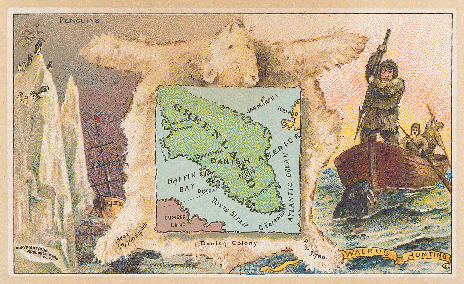 Arbuckle Brothers Company, Greenland, 1889