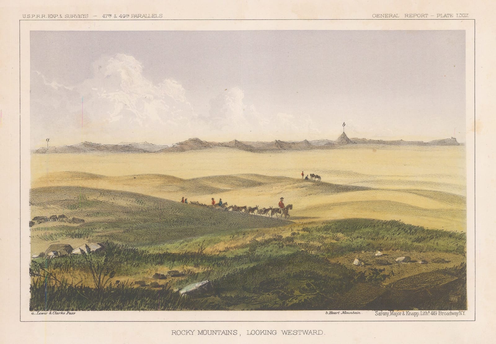 United States Pacific Railroad Expeditions (USPRR), Wyoming - Rocky Mountains, 1857