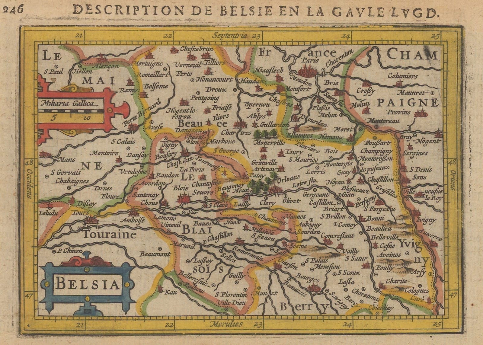 Petrus Bertius, Loire valley, 1618
