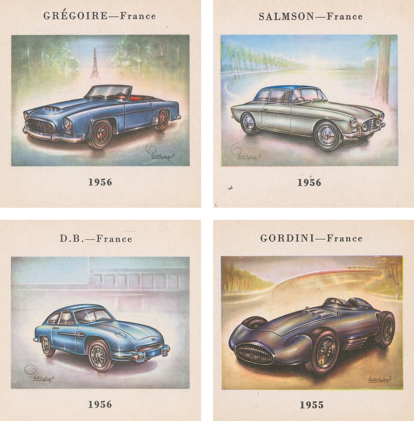 Anonymous, Automobiles - French cars, 1960 c.