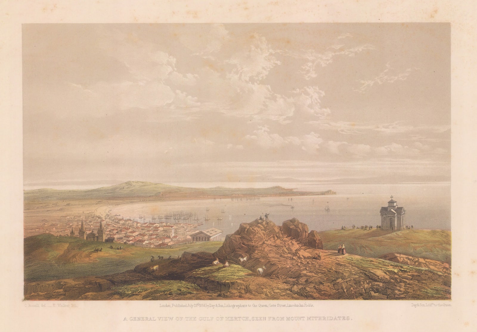 Carlo Bossoli, Ukraine - Kertch, 1856