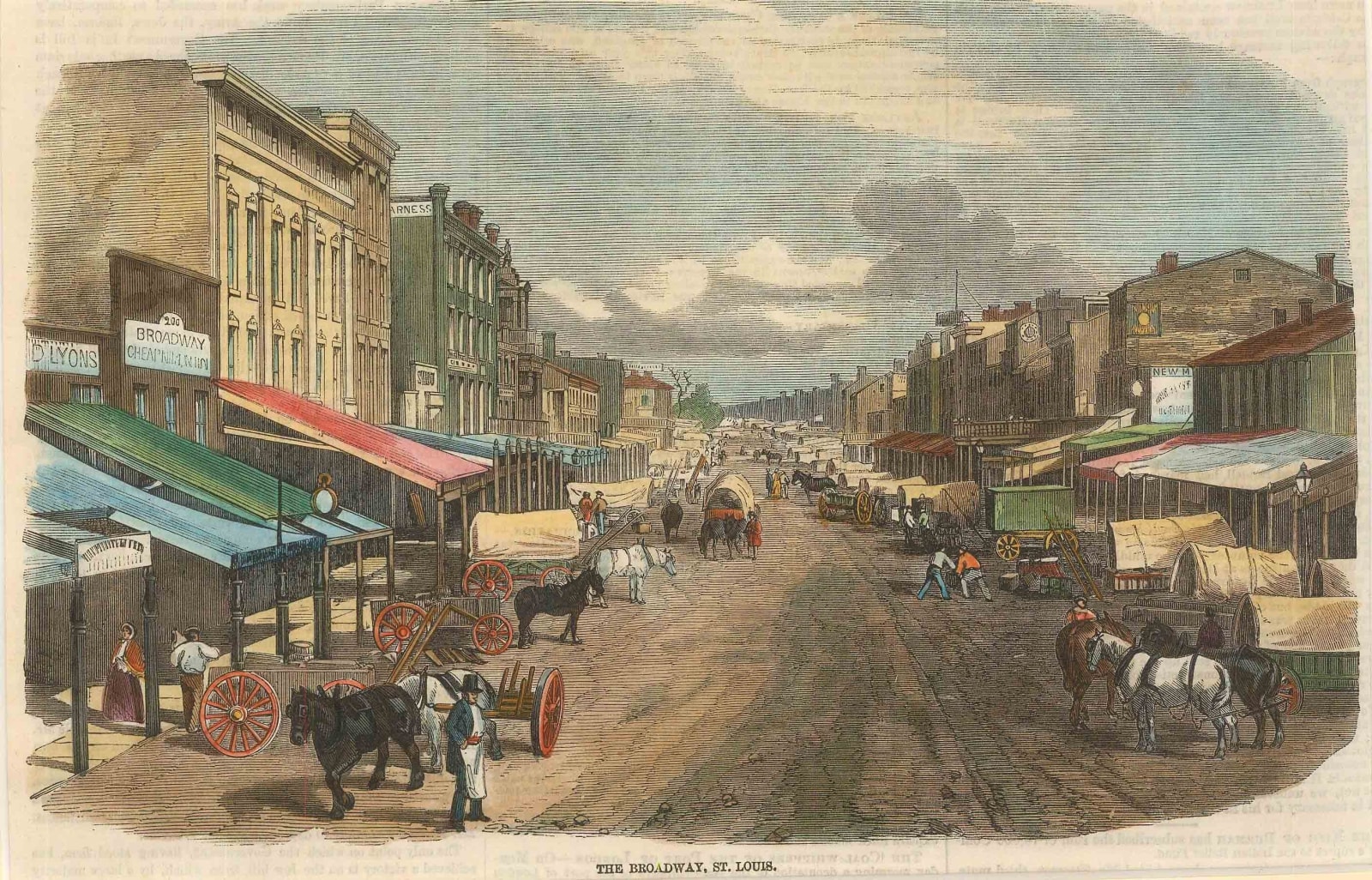 Illustrated London News (ILN), Missouri - St Louis, 1858