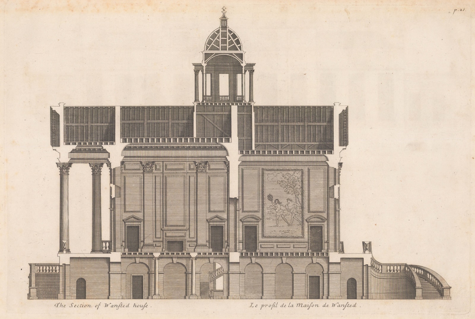 Colen Campbell, Architecture - Wansted House, 1720 c.