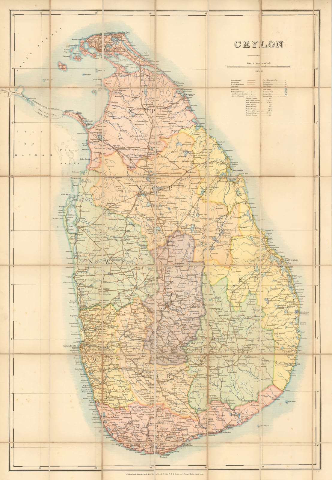 R.S. Templeton, Sri Lanka (Ceylon), 1910