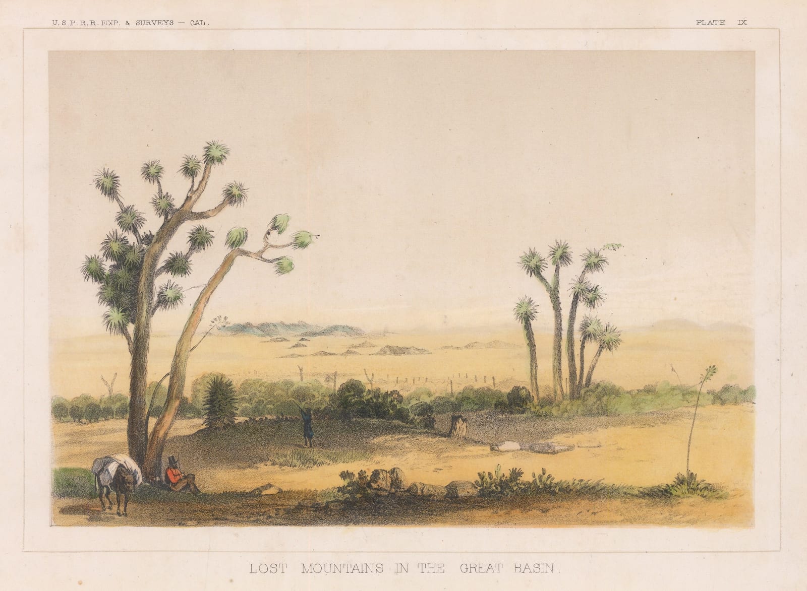 United States Pacific Railroad Expeditions (USPRR), Oklahoma - Great Basin, 1857