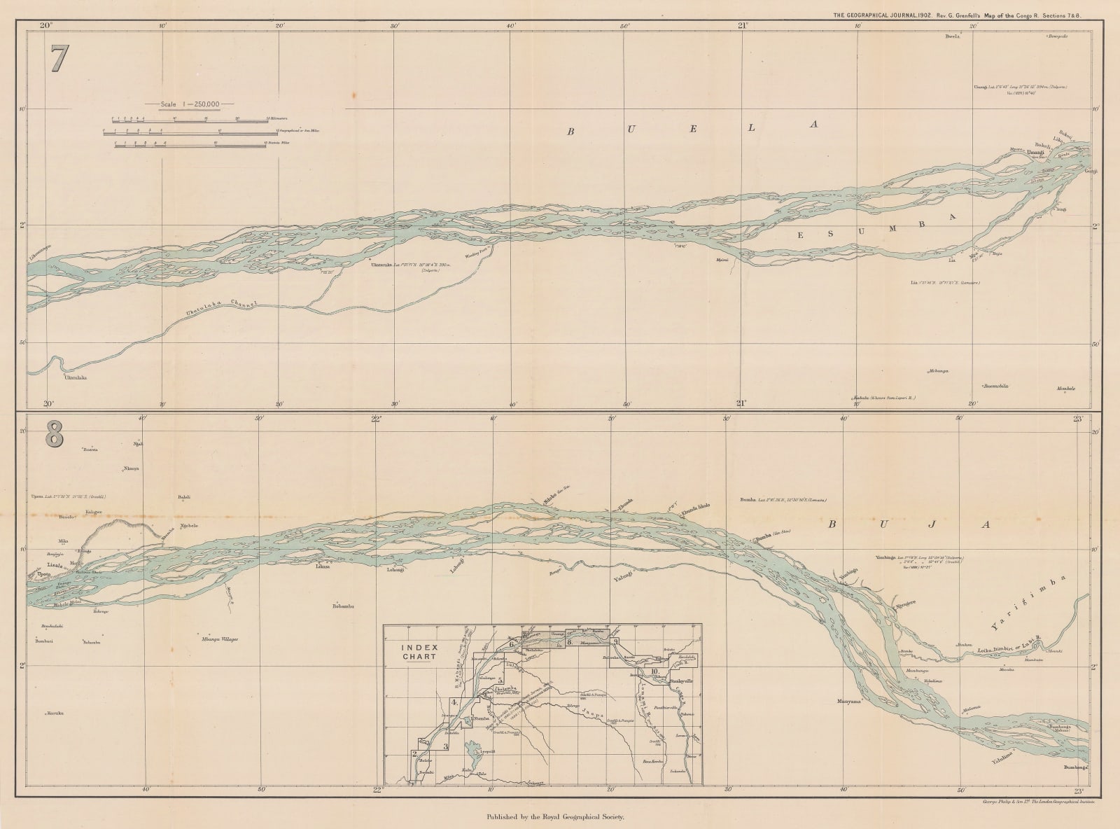 Royal Geographical Society (RGS), The Congo River, 1902