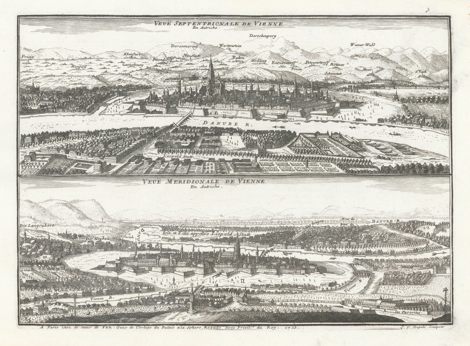 Nicolas de Fer, Vienna, 1705