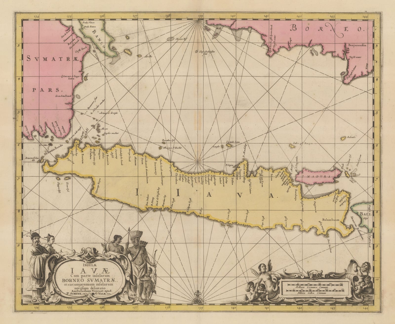Valk & Schenk, Chart of Java, 1710 c.