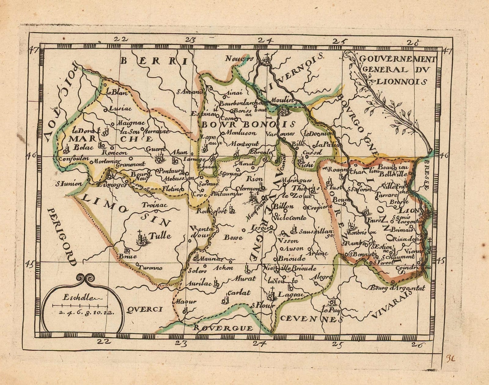 Pierre Duval, Lyonnais, 1680 c.