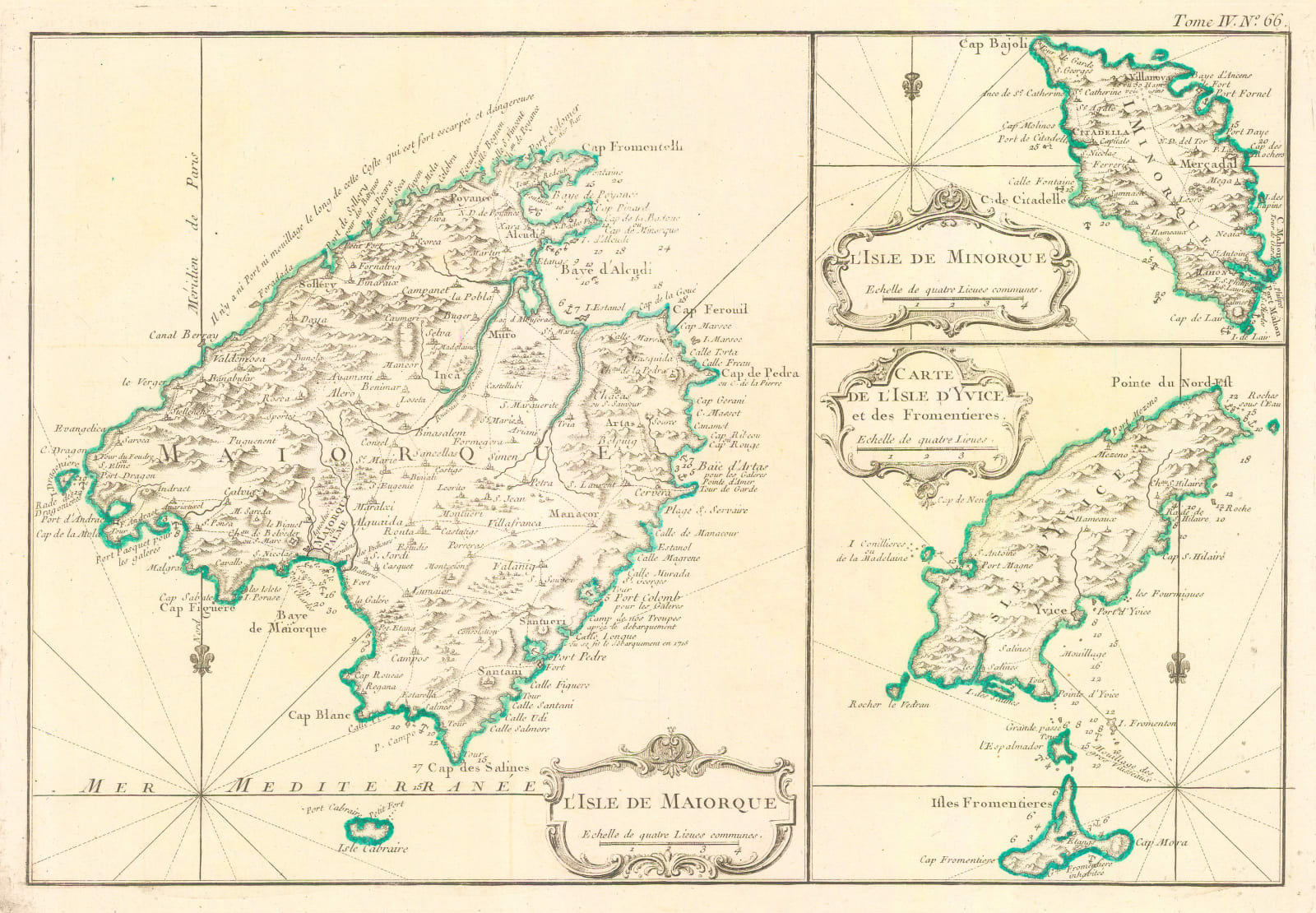 Jacques-Nicolas Bellin, Mallorca, Menorca & Ibiza, 1764