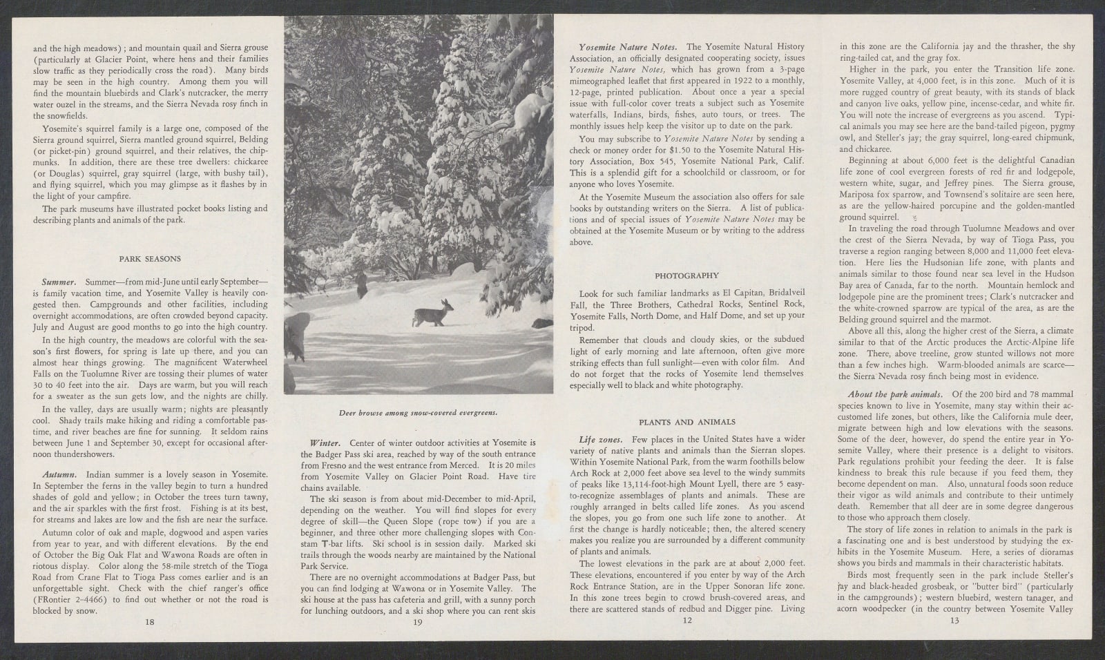 US Department of the Interior, Yosemite National Park, 1960