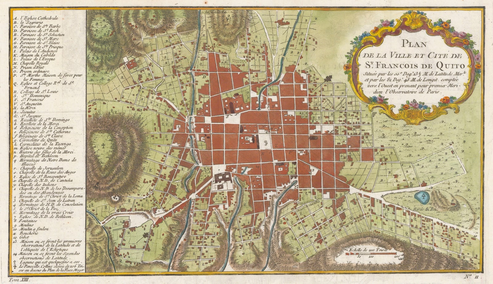 Jacques-Nicolas Bellin, Quito, 1757