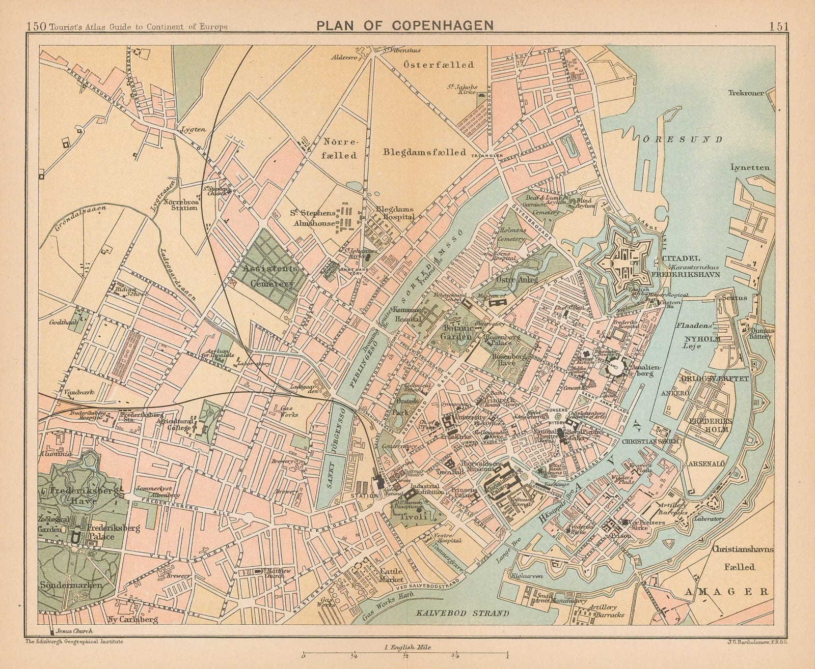 J.G. Bartholomew, Copenhagen, 1893