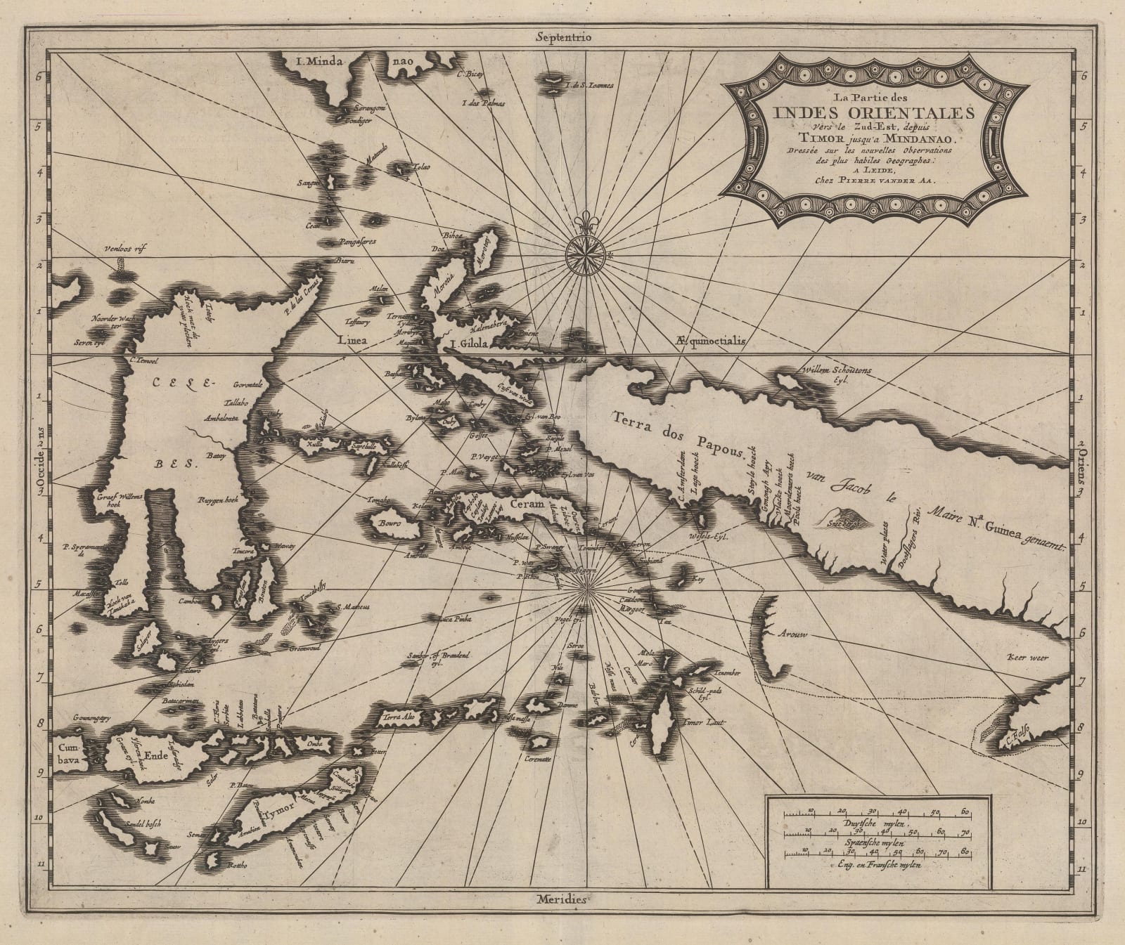 Pieter van der Aa, Sulawesi, Maluku Islands and West Papua, 1714