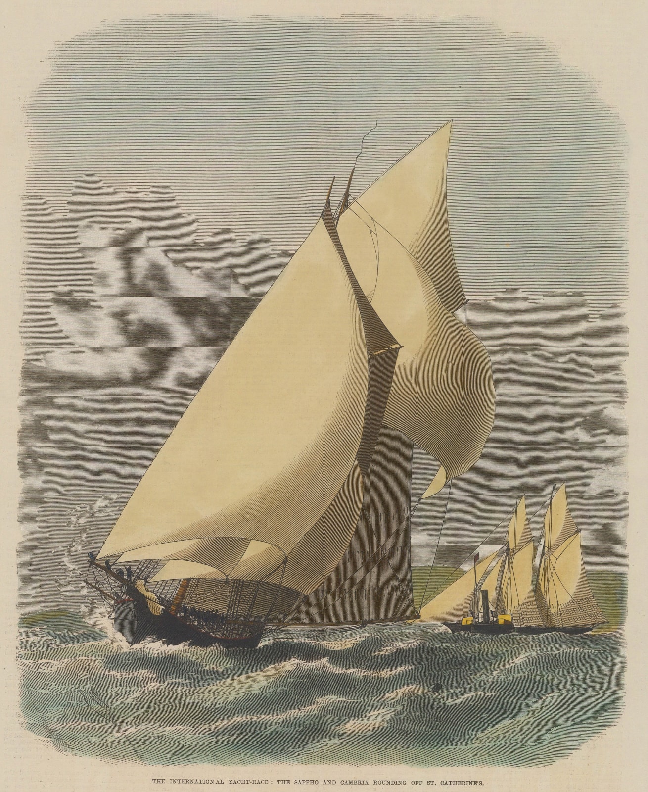 Illustrated London News (ILN), Sailing - International Yacht-Race, 1870