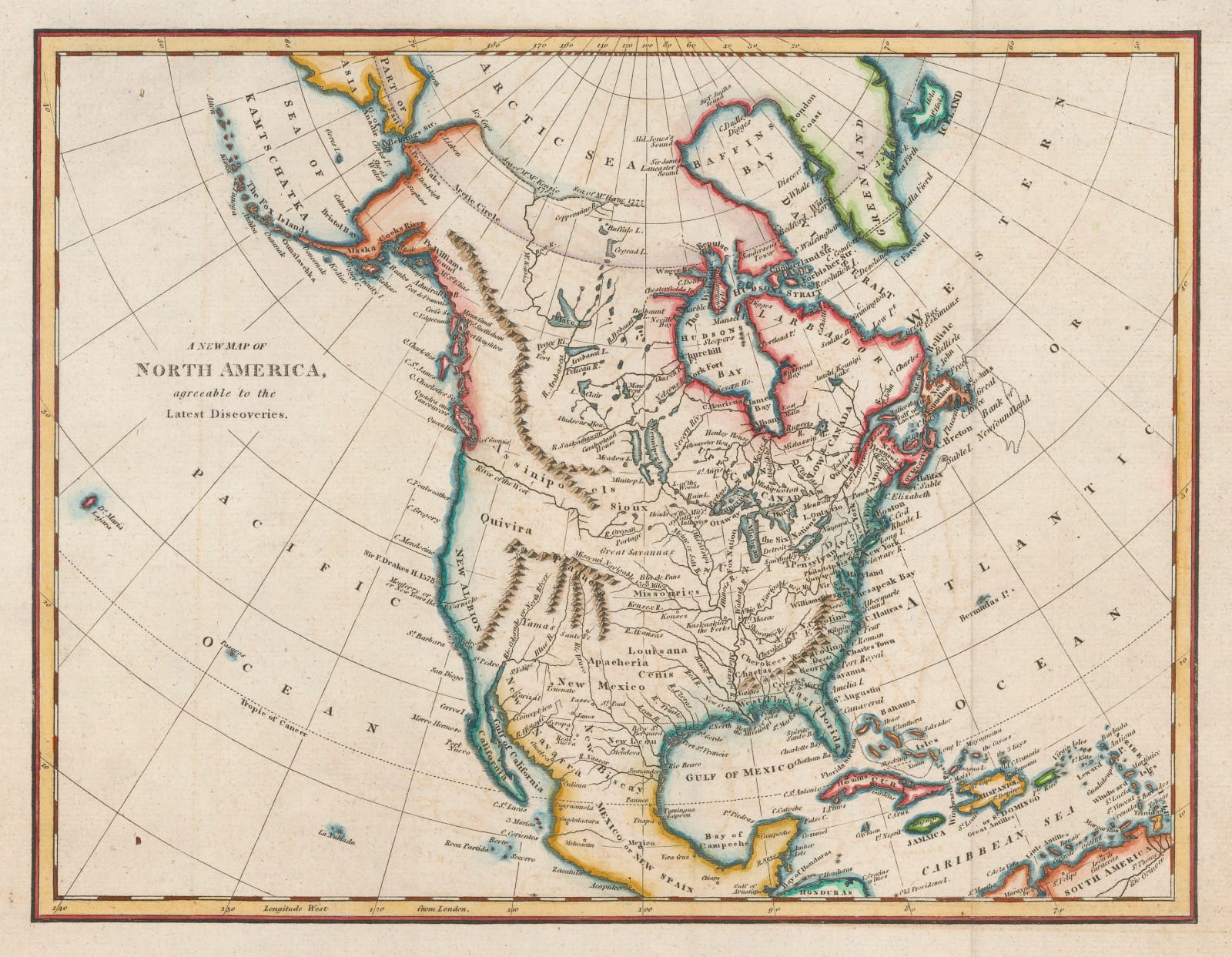 Thomas Kelly, North America, 1802