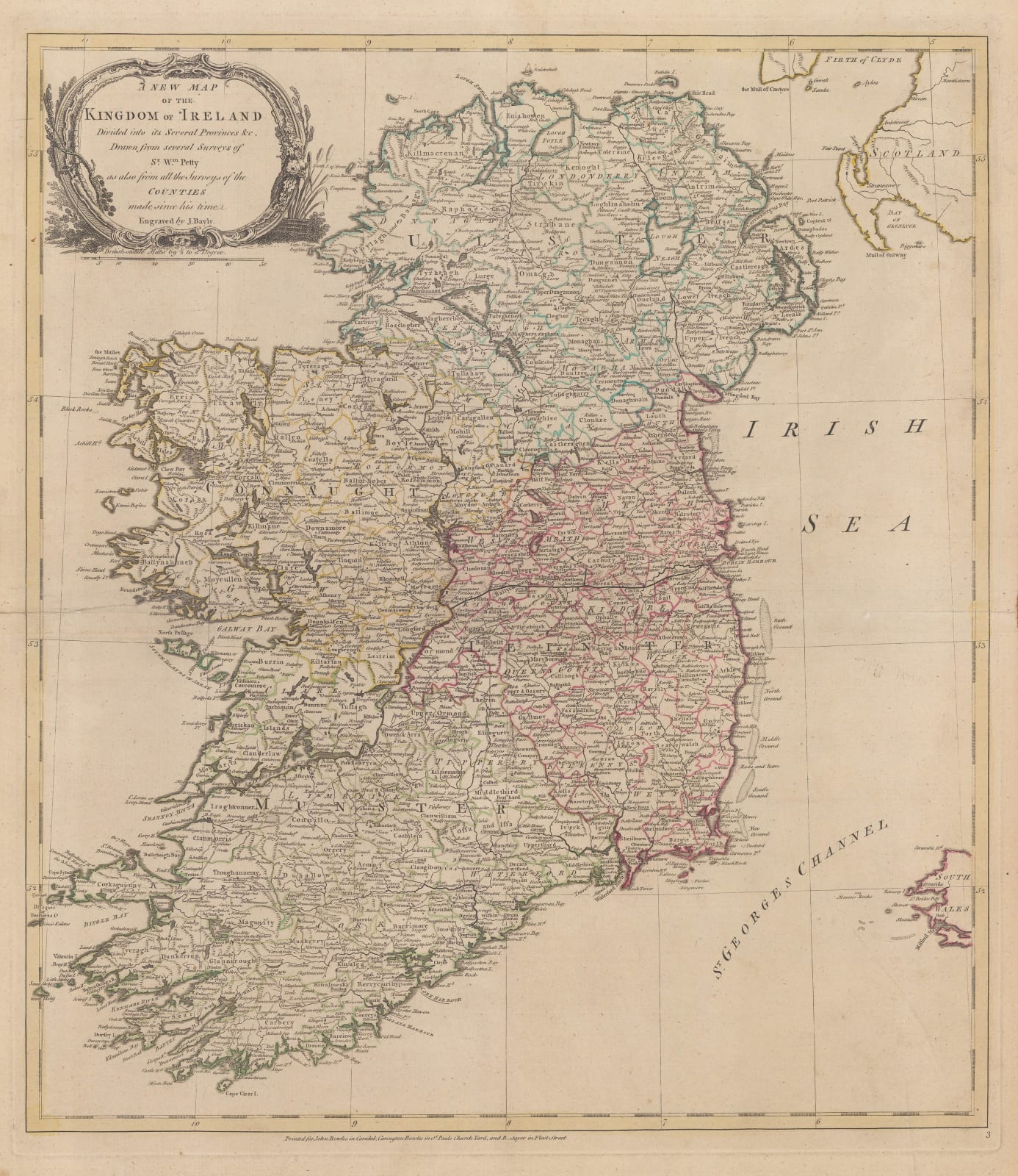 John Abraham Bayly, Ireland divided into provinces, 1765