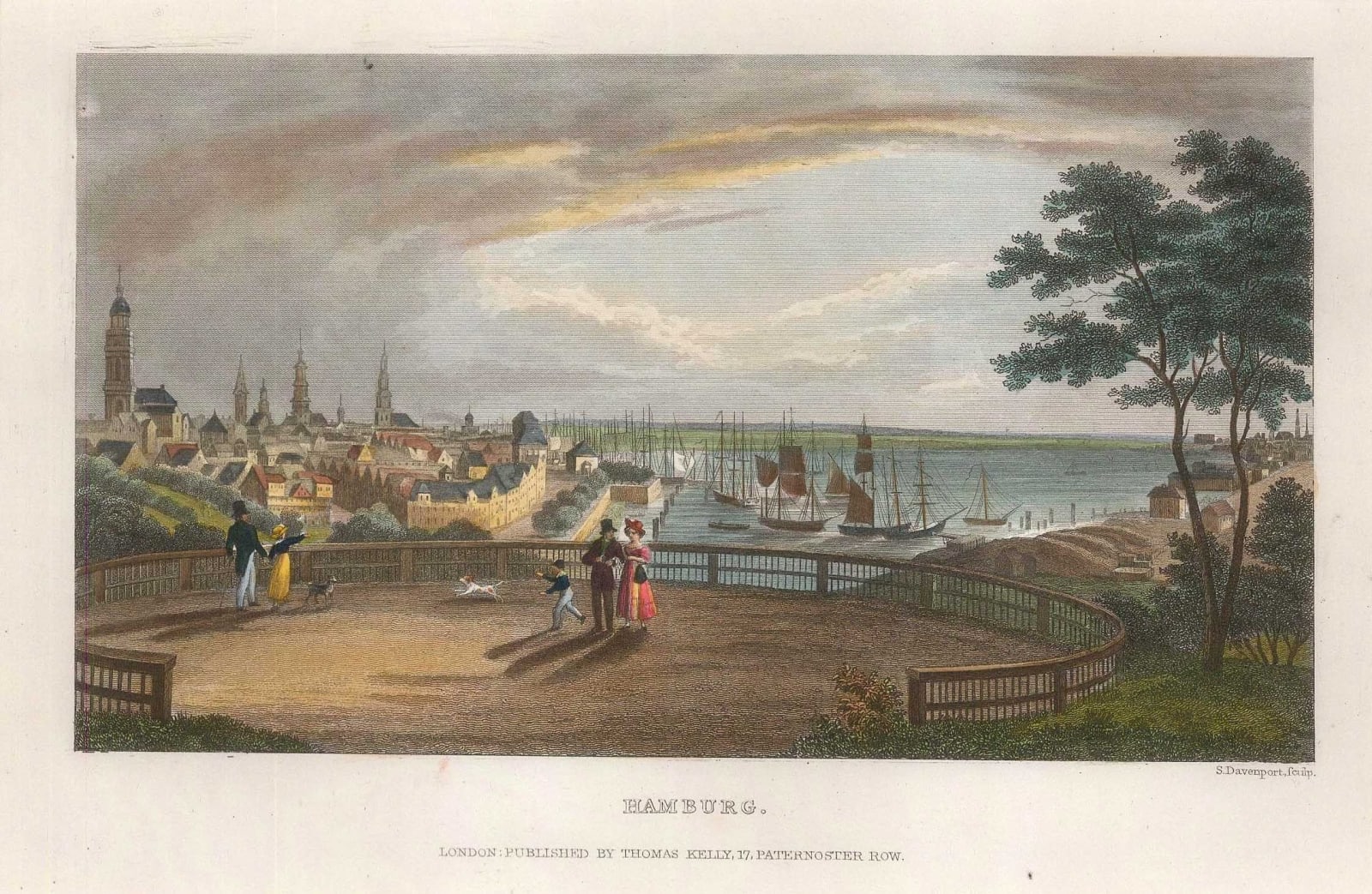 Thomas Kelly, Germany - Hamburg, 1840 c.