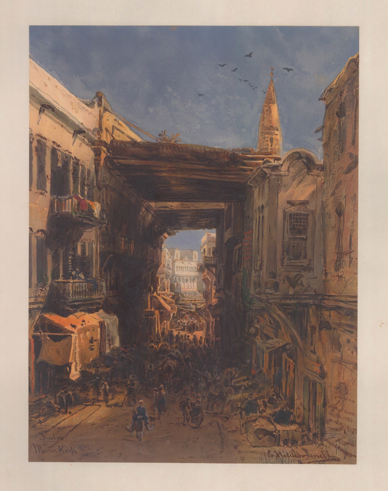 Eduard Hildebrandt, Egypt - Cairo, 1874 c