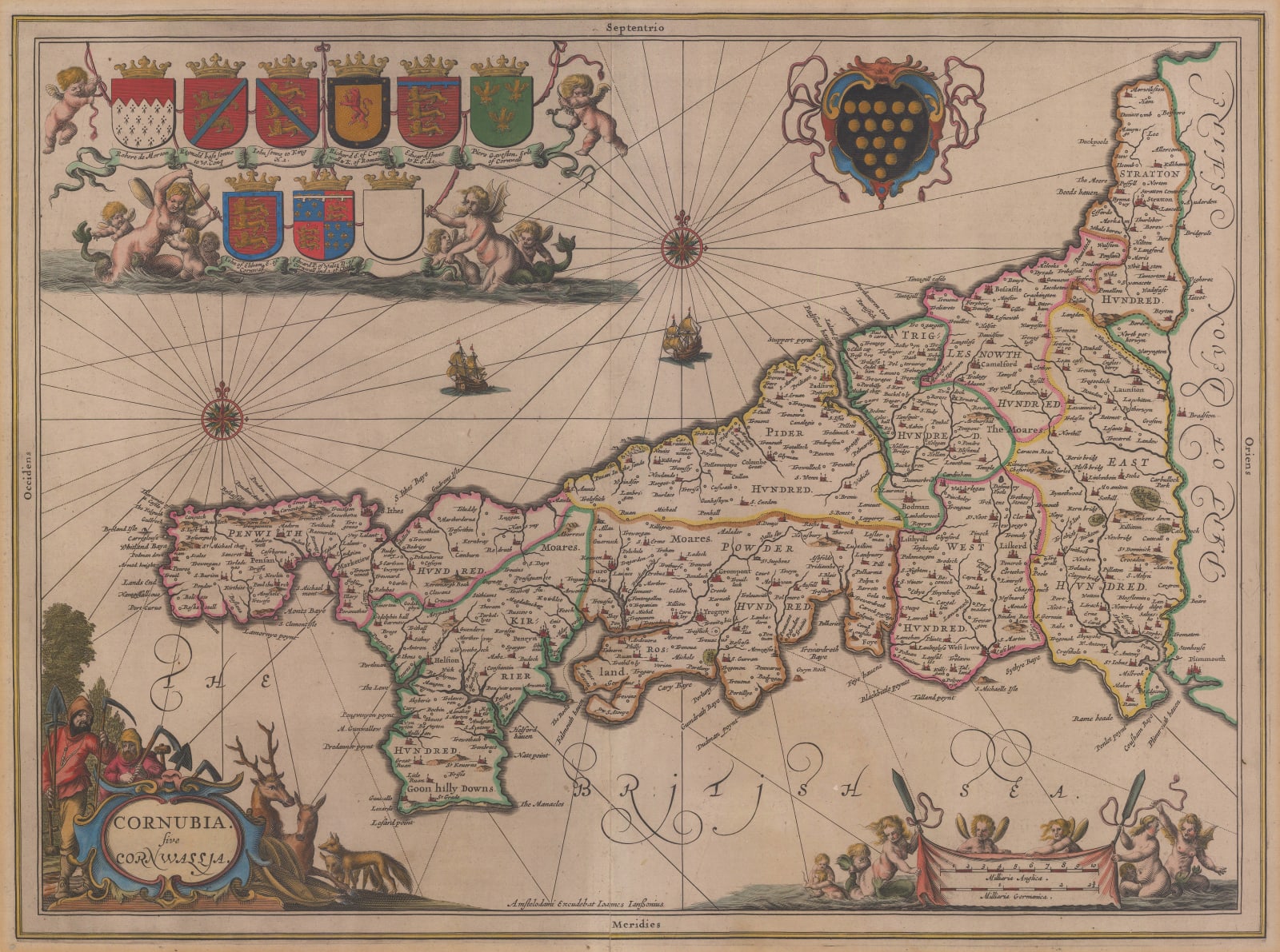 Jan Jansson, Cornubia sive Cornwallia, 1650 (c.)