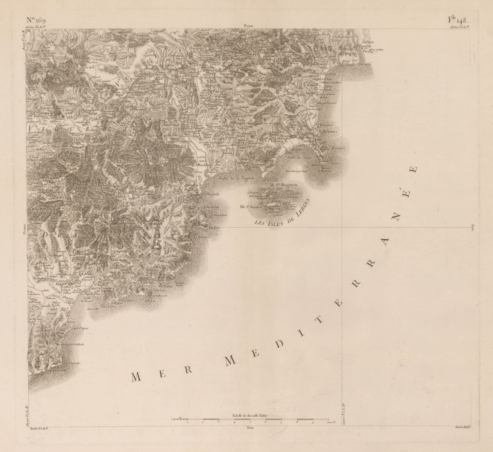 Cesar-Francois Cassini, Antibes, 1780 c.