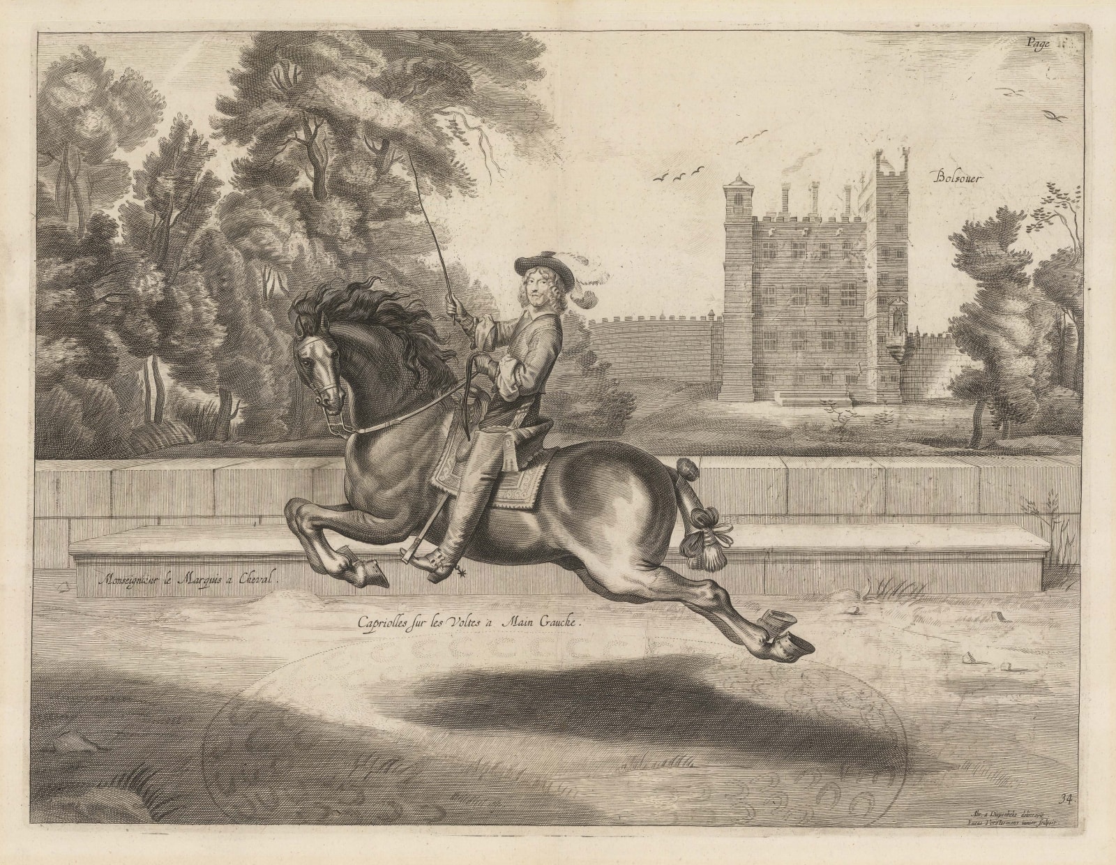 Duke of Newcastle, Horses - Dressage, 1743