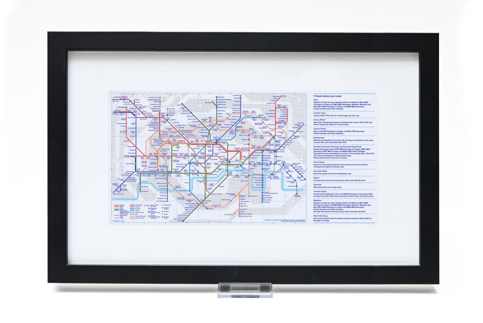 London Underground, London Underground Map, 2013