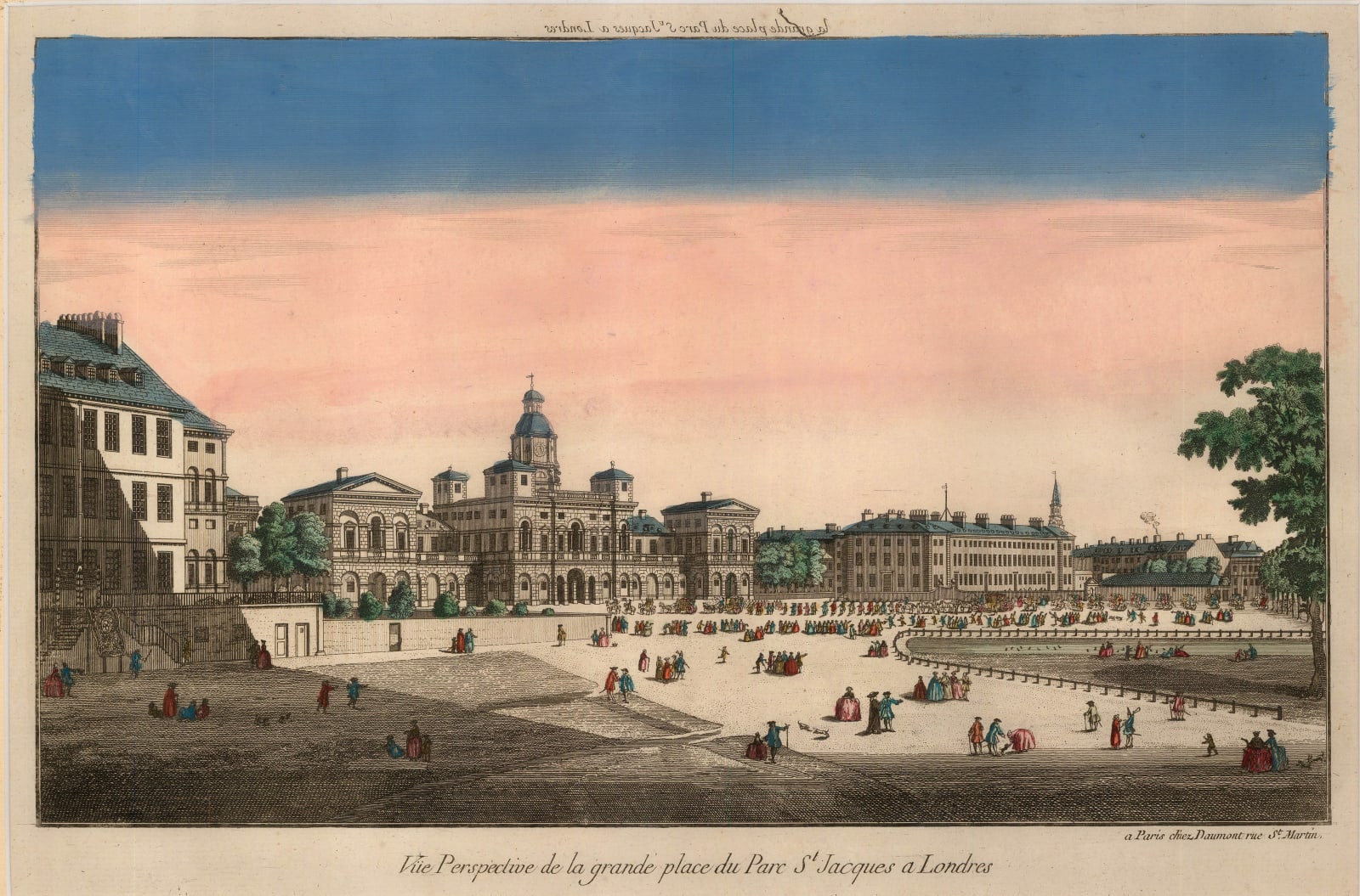 Vue D'Optique, London - Horse Guards, 1760 c.