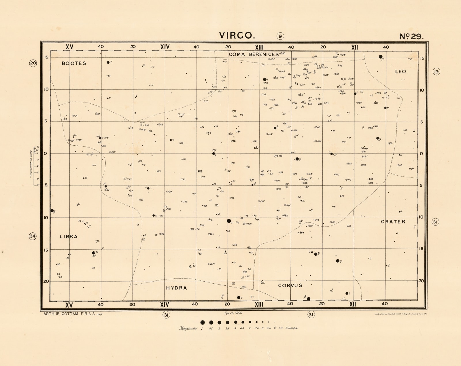 Edward Stanford, Virgo, 1891