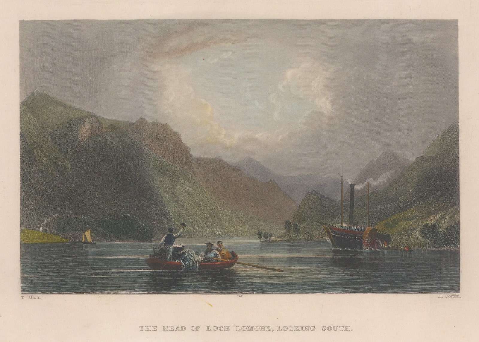 Thomas Allom, Scotland - Loch Lomond, 1836