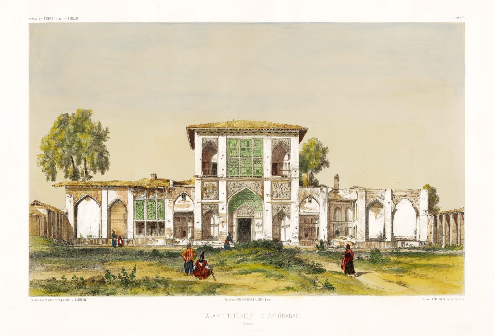 Xavier de Hell, Iran - Asterabad (Gorgan), Royal Palace, 1853
