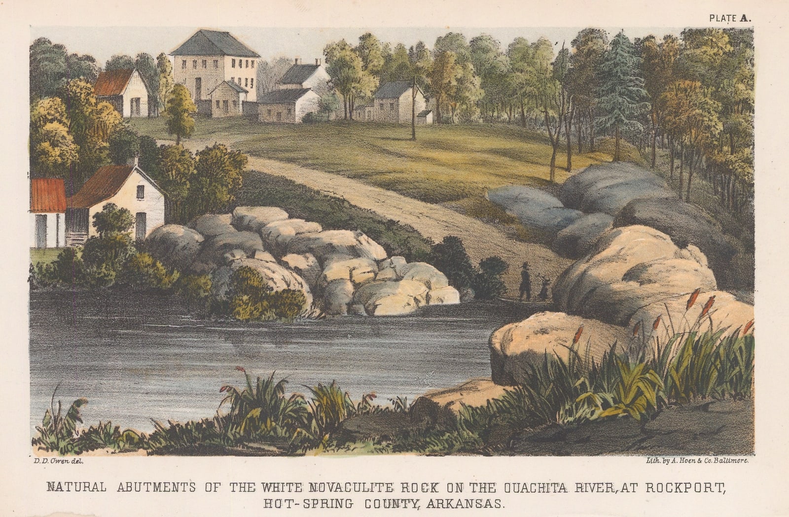 Dr D Owen, Arkansas - Rockport, 1850 c.
