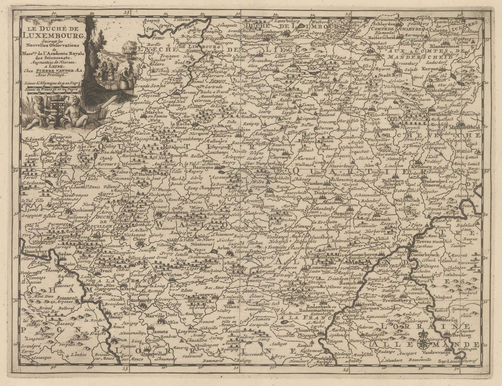 Pieter van der Aa, Luxembourg, 1714